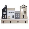Portemanteau Mural Bois Maisons Avec 1 étagère -Produits Menagers Boutique portemanteau mural bois maisons avec 1 etagere