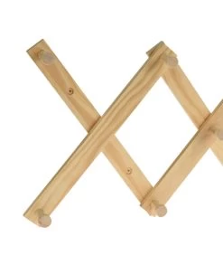 Portemanteau Mural En Bois Accordéon 9 Crochets -Produits Menagers Boutique portemanteau mural en bois accordeon 9 crochets 2