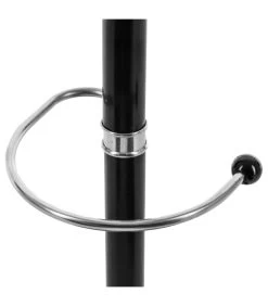 Portemanteau Sur Pied Noir Avec Base En Marbre -37x37x182cm -Produits Menagers Boutique portemanteau sur pied noir avec base en marbre 37x37x182cm 2