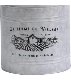 Pot à Lait Métal Effet Zinc Esprit Cottage Décoratif -Produits Menagers Boutique pot a lait metal effet zinc esprit cottage decoratif 2