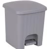 Poubelle De Salle De Bain à Pédale En Plastique Gris Clair - 5L -Produits Menagers Boutique poubelle de salle de bain a pedale en plastique gris clair 5l