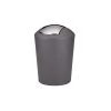 Poubelle De Salle De Bain En Plastique Gris Et Argent Marta - 5L 1 Poubelle De Salle De Bain En Plastique Gris Et Argent Marta - 5L -Produits Menagers Boutique poubelle de salle de bain en plastique gris et argent marta 5l