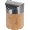 Poubelle De Table En Bambou Et Acier Inoxydable 1 Poubelle De Table En Bambou Et Acier Inoxydable -Produits Menagers Boutique poubelle de table en bambou et acier inoxydable