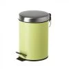 Poubelle Ronde à Pédale En Métal Vert - 3L -Produits Menagers Boutique poubelle ronde a pedale en metal vert 3l