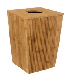 Poubelle Salle De Bain Bambou - 6L