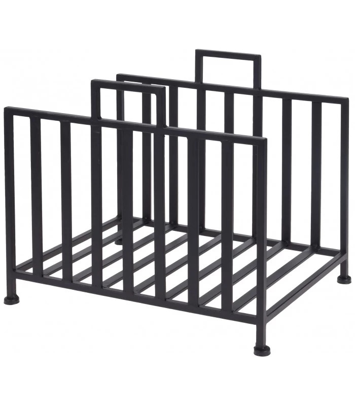 Range Bûches Pour Intérieur En Métal Noir 4 Range Bûches Pour Intérieur En Métal Noir – Image 2