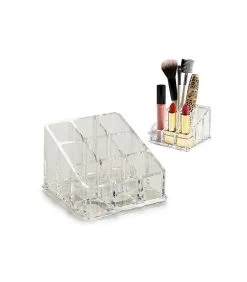 Rangement Maquillage Acrylique Transparent 9 Compartiments