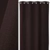 Rideau Coton Et Polyester Marron - 140x260cm -Produits Menagers Boutique rideau coton et polyester marron 140x260cm