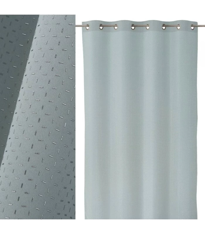 Rideau Opaque Occultant à Oeillets Vert - Longueur 260cm 3 Rideau Opaque Occultant à Oeillets Vert - Longueur 260cm