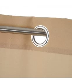 Rideau Toile Oxford Beige - 140x260cm -Produits Menagers Boutique rideau toile oxford beige 140x260cm 2