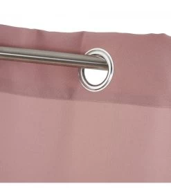 Rideau Toile Oxford Vieux Rose - 140x260cm -Produits Menagers Boutique rideau toile oxford vieux rose 140x260cm 2