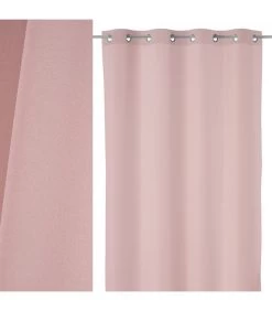 Rideau Toile Oxford Vieux Rose - 140x260cm