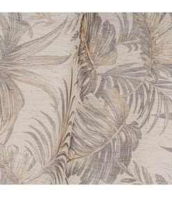 Rideau Voilage à Oeillets Feuillage à L'unité 140x260cm -Produits Menagers Boutique rideau voilage a oeillets feuillage a l unite 140x260cm 2