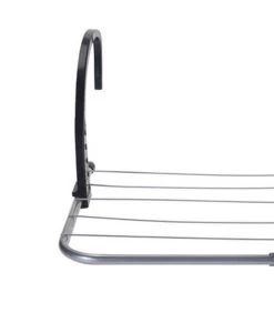 Séchoir à Linge Pliant Pour Balcon Et Radiateur Noir Et Gris 6 Séchoir à Linge Pliant Pour Balcon Et Radiateur Noir Et Gris -Produits Menagers Boutique sechoir a linge pliant pour balcon et radiateur noir et gris 1