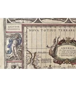 Set De 2 Cartes Du Monde Sur Toile En Lin Multicolore - 155x122cm -Produits Menagers Boutique set de 2 cartes du monde sur toile en lin multicolore 155x122cm 3