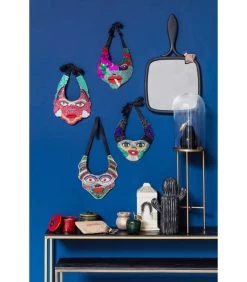 Set De 2 Consoles En Métal Doré Et Bois Manguier Noir -Produits Menagers Boutique set de 2 consoles en metal dore et bois manguier noir 2