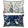 Set De 2 Coussins Multicolores Fleurs Et Oiseaux 30x50cm -Produits Menagers Boutique set de 2 coussins multicolores fleurs et oiseaux 30x50cm