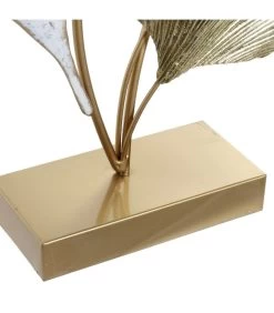 Set De 2 Décorations à Poser En Métal Gingko -Produits Menagers Boutique set de 2 decorations a poser en metal gingko 2