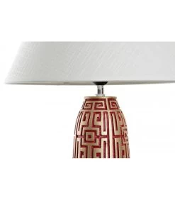 Set De 2 Lampes En Résine Rouge Et Noire - 40x40x63cm -Produits Menagers Boutique set de 2 lampes en resine rouge et noire 40x40x63cm 2