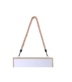 Set De 2 Miroirs Carrés Suspendus Corde Noir Et Doré - 30x30cm -Produits Menagers Boutique set de 2 miroirs carres suspendus corde noir et dore 30x30cm 2