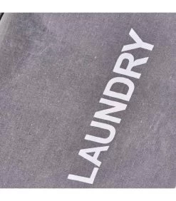 Set De 2 Paniers à Linge Gris Et Beige 38.5x22.5x60.5cm -Produits Menagers Boutique set de 2 paniers a linge gris et beige 385x225x605cm 1