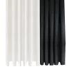 Set De 2 Rideaux De Douche Tissu Polyester Blanc Et Noir 180x180cm -Produits Menagers Boutique set de 2 rideaux de douche tissu polyester blanc et noir 180x180cm