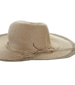 Set De 2 Sacs + 2 Chapeaux Fibres Naturelles Tressées - Marron Et Vert -Produits Menagers Boutique set de 2 sacs 2 chapeaux fibres naturelles tressees marron et vert 3