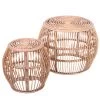 Set De 2 Tables Basses Rotin -Produits Menagers Boutique set de 2 tables basses rotin