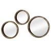 Set De 3 Miroirs Décoratifs Ronds En Bois -Produits Menagers Boutique set de 3 miroirs decoratifs ronds en bois