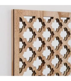 Set De 3 Miroirs Orientaux Bois Rectangulaires 60x30x1.5cm -Produits Menagers Boutique set de 3 miroirs orientaux bois rectangulaires 60x30x15cm 2