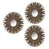 Set De 3 Miroirs Ronds Soleils Or Antique