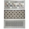 Set De 3 Tapis De Cuisine Ergonomiques Carreaux De Ciment - 50x120cm -Produits Menagers Boutique set de 3 tapis de cuisine ergonomiques carreaux de ciment 50x120cm