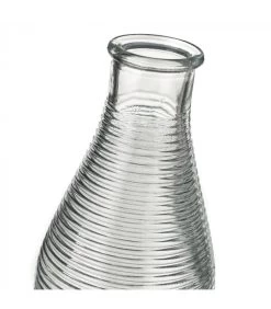 Set De 3 Vases En Verre - 6.8x6.8x14cm -Produits Menagers Boutique set de 3 vases en verre 68x68x14cm 3