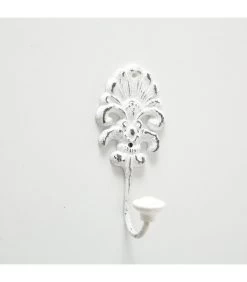 Set De 4 Patères Vieillies En Métal Blanchi Et Céramique -Produits Menagers Boutique set de 4 pateres vieillies en metal blanchi et ceramique 3