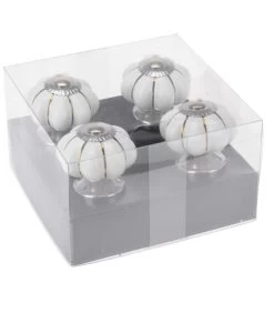 Set De 8 Boutons De Tiroirs En Céramique Blancs Et Noirs -Produits Menagers Boutique set de 8 boutons de tiroirs en ceramique blancs et noirs 2