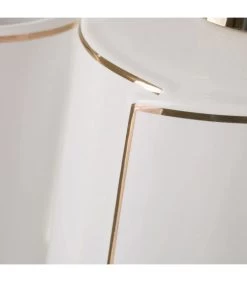 Set Salle De Bain Céramique Blanc Et Or 3 Pièces -Produits Menagers Boutique set salle de bain ceramique blanc et or 3 pieces 2