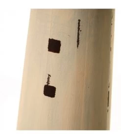 Statue Déco à Poser Phare En Bois Blanc Et Noir - 12.5x12.5x36.5cm -Produits Menagers Boutique statue deco a poser phare en bois blanc et noir 125x125x365cm 2