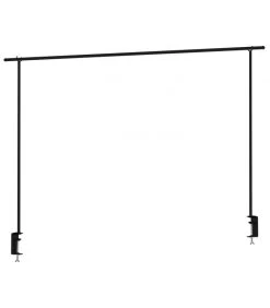 Support Pour Décoration De Table Métal Noir - 135 à 250cm -Produits Menagers Boutique support pour decoration de table metal noir 135 a 200cm 2