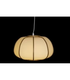 Suspension Bambou Et Polyester - 34x34x21cm -Produits Menagers Boutique suspension bambou et polyester 34x34x21cm 5