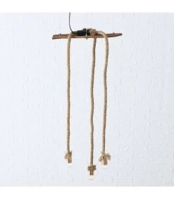 Suspension Corde Triple - Longueur 50cm -Produits Menagers Boutique suspension corde triple longueur 50cm 2