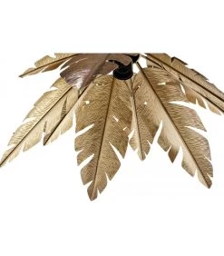 Suspension Originale Feuillage En Métal Doré -45x45x44cm -Produits Menagers Boutique suspension originale feuillage en metal dore 45x45x44cm 3