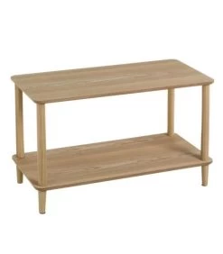 Table Basse 2 Plateaux Bois Pin Et MDF