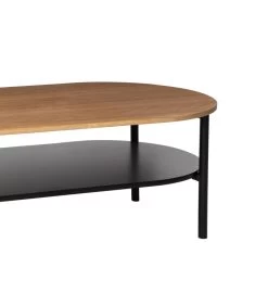 ATMOSPHERA Table Basse Bicolore Noir Et Bois 2 Plateaux 110x60x39cm -Produits Menagers Boutique table basse bicolore noir et bois 2 plateaux 110x60x39cm 2
