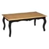 ATMOSPHERA Table Basse Classique Bicolore Noir Et Bois 110x60x45cm -Produits Menagers Boutique table basse classique bicolore noir et bois 110x60x45cm