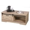 Table Basse En Bois Et Métal Avec Porte Coulissante - Manhattan -Produits Menagers Boutique table basse en bois et metal avec porte coulissante manhattan