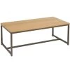 Table Basse Rectangulaire Couleur Bois Naturel Et Métal Gris 100x50x36cm -Produits Menagers Boutique table basse rectangulaire couleur bois naturel et metal gris 100x50x36cm