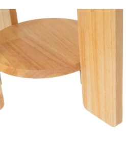 Table D'appoint Bout De Canapé Bois D'hévéa 40x40x40cm -Produits Menagers Boutique table d appoint bout de canape bois d hevea 40x40x40cm 2