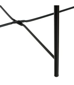 Table D'appoint Bout De Canapé Bois MDF Et Métal Noir 38x38x42cm -Produits Menagers Boutique table d appoint bout de canape bois mdf et metal noir 38x38x42cm 2