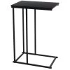 Table D'appoint Bout De Canapé En Bois Et Métal Noir -Produits Menagers Boutique table d appoint bout de canape en bois et metal noir 2