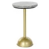 Table D'Appoint Bout De Canapé Métal Doré Et Plateau Pierre Terrazo -Produits Menagers Boutique table d appoint bout de canape metal dore et plateau pierre terrazo